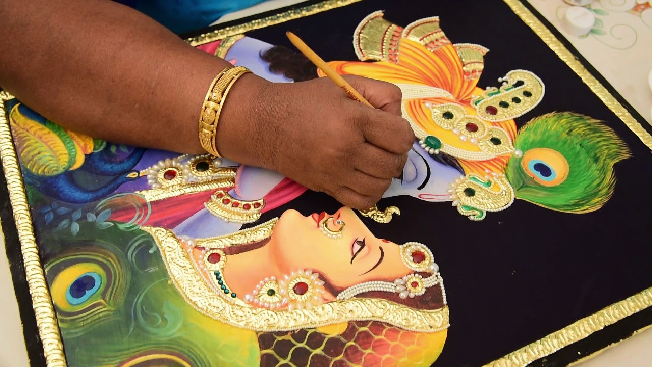 SMT PREMALATHA TANJORE PAINTING ARTIST - Latest update - TANJORE PAINTING CLASSES IN BANGALORE