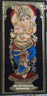 SMT PREMALATHA TANJORE PAINTING ARTIST - Latest update - Best Ganesha tanjor painting manufacturers in kammanahalli