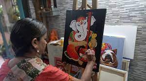 SMT PREMALATHA TANJORE PAINTING ARTIST - Latest update - Best Tanjore painting Classes in Bangalore